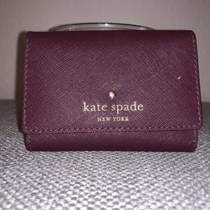 Kate Spade Cameron Street Gabe Wallet Maroon